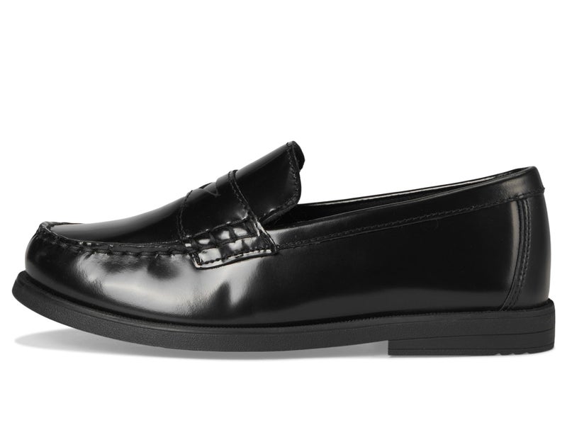 Florsheim فلورشايم كروكيت بيني جونيور للأولاد الصغار - حذاء سهل الارتداء، 4 م الولايات المتحدة للأطفال الكبار، أسود - Image 5